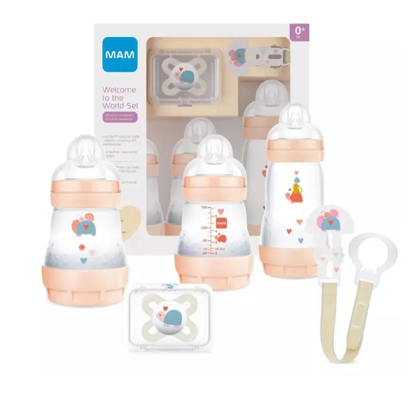 xx Mam Set cadeau - Welcome to the world - Pack de biberons - accessoires