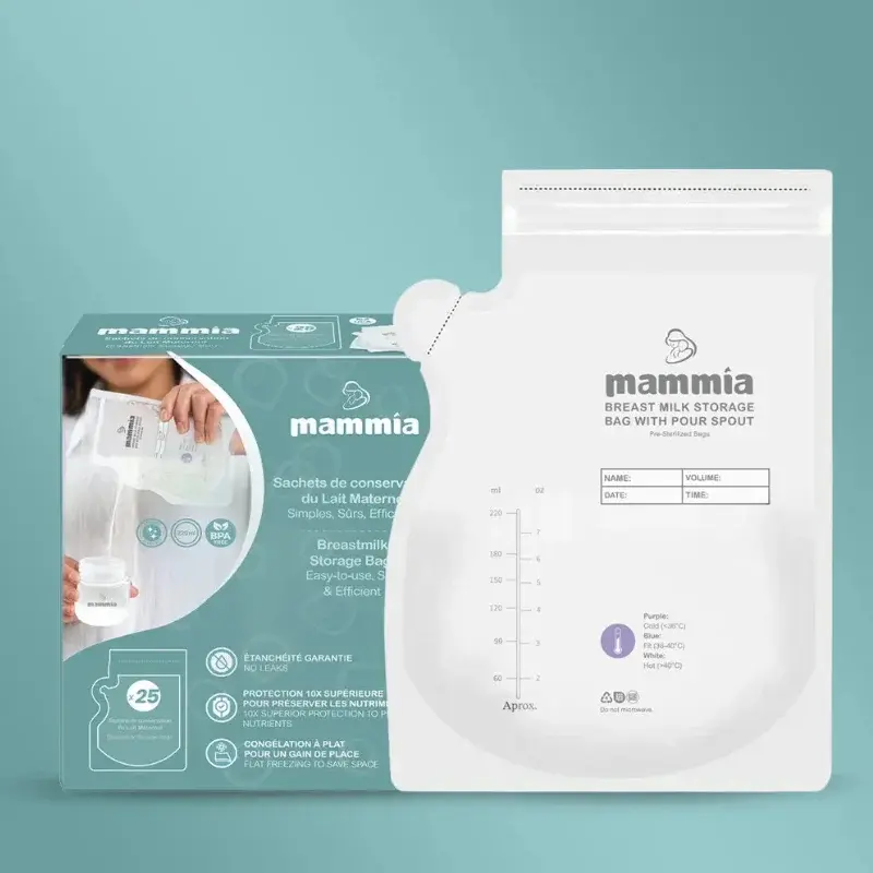 xx Mammia 50 Sachets de Conservation du Lait Maternel