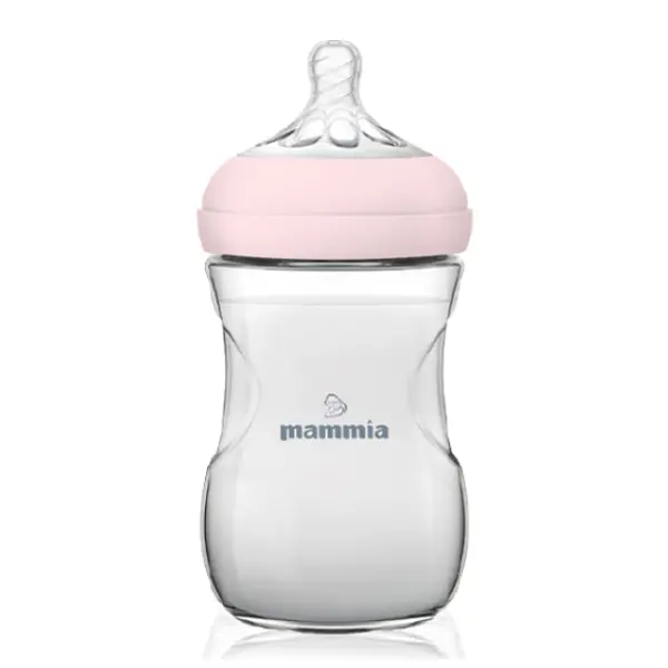 Mammia Biberon Natural Feeling 240ml Rose