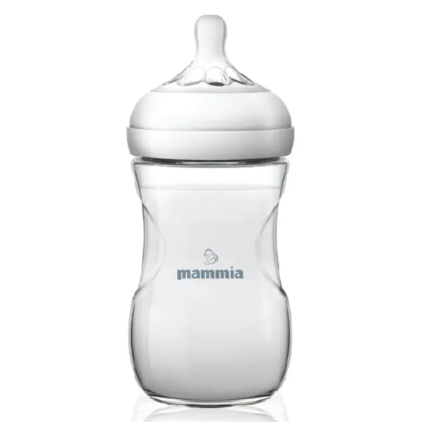 xx Mammia Biberon Natural Feeling 330ml Blanc