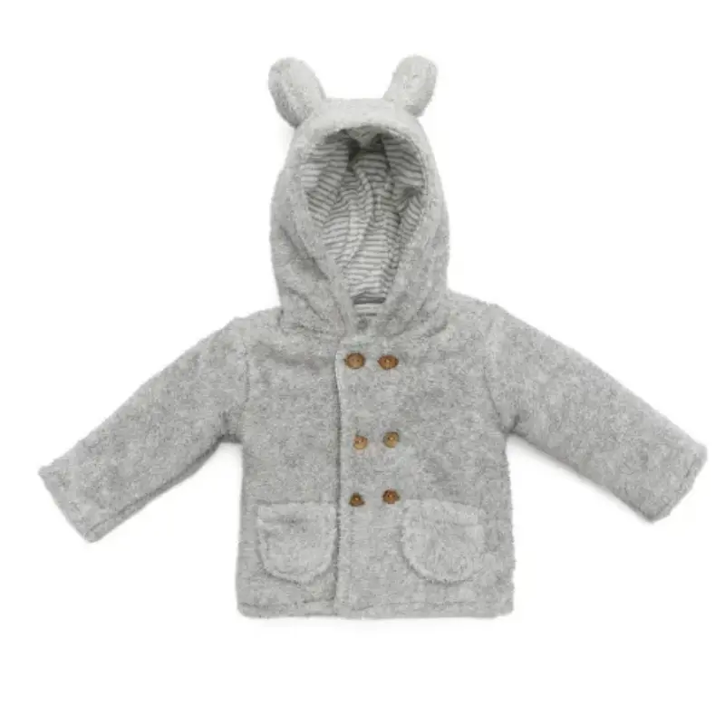 xx Manteau Bébé AndyWawa Gris en Welsoft – Chaleur et Confort - AC22192