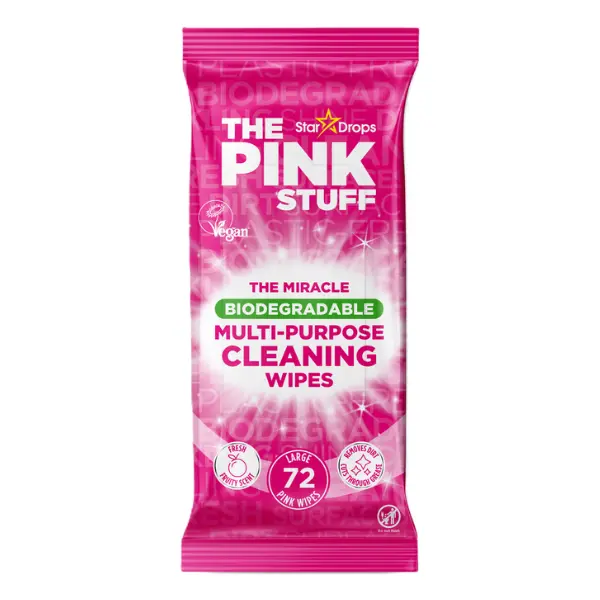 xx Miracle Lingettes nettoyantes multi-usages biodégradables The Pink Stuff