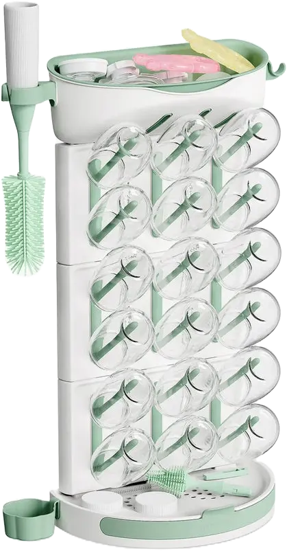 Momcozy DIY Grand support de séchage pour 18 bouteilles