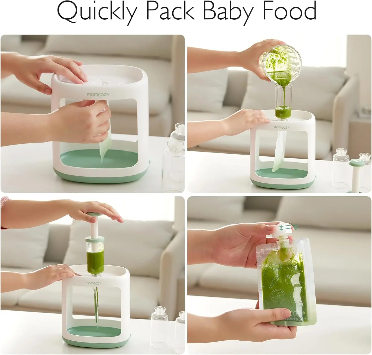 Momcozy Machine à purer les aliments pour bébé