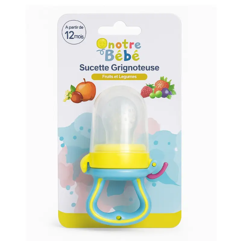 Notre Bebe Sucette Alimentaire Fruits Légumes +12m Deuxième âge