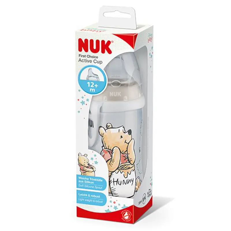NUK Active Cup Disney Winnie L’Ourson 300 ml 12 Mois