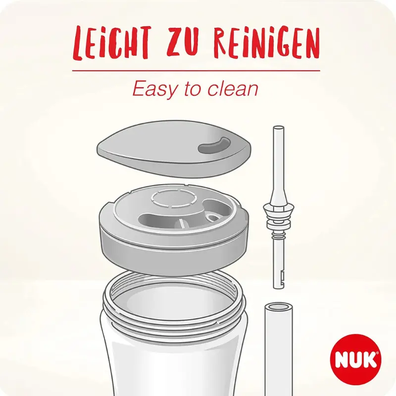 Nuk Tasse Action Cup Chat Jaune 12 mois+