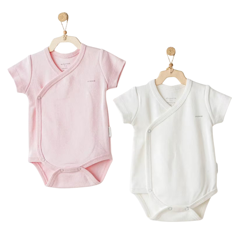 xx Pack 2 Bodys Bébé Demi- Manches  AC26036  Andywawa