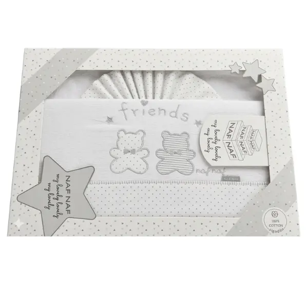 Parure de Lit Bébé NAF NAF en Coton - Friends