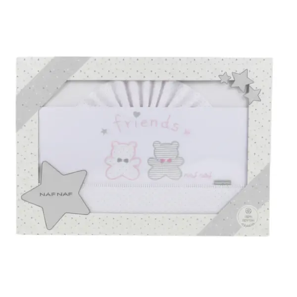 xx Parure de Lit Bébé NAF NAF Friends Rose