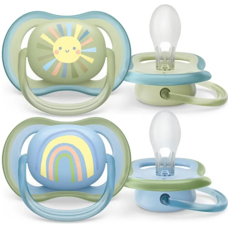 Philips Avent Sucette Ultra Air - 0 à 6 mois - Lot de 2