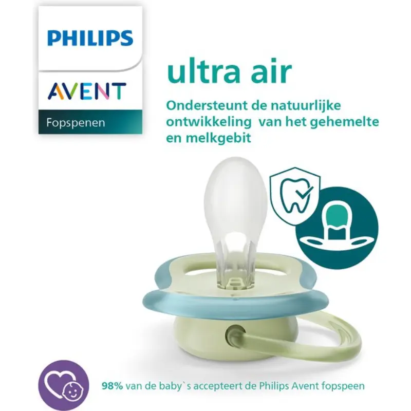 Philips Avent Sucette Ultra Air - 0 à 6 mois - Lot de 2