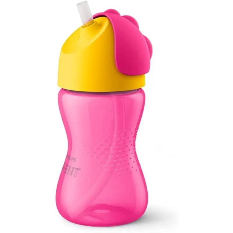 xx Philips Avent Tasse à paille crête dragon Rose-Jaune 300 ml