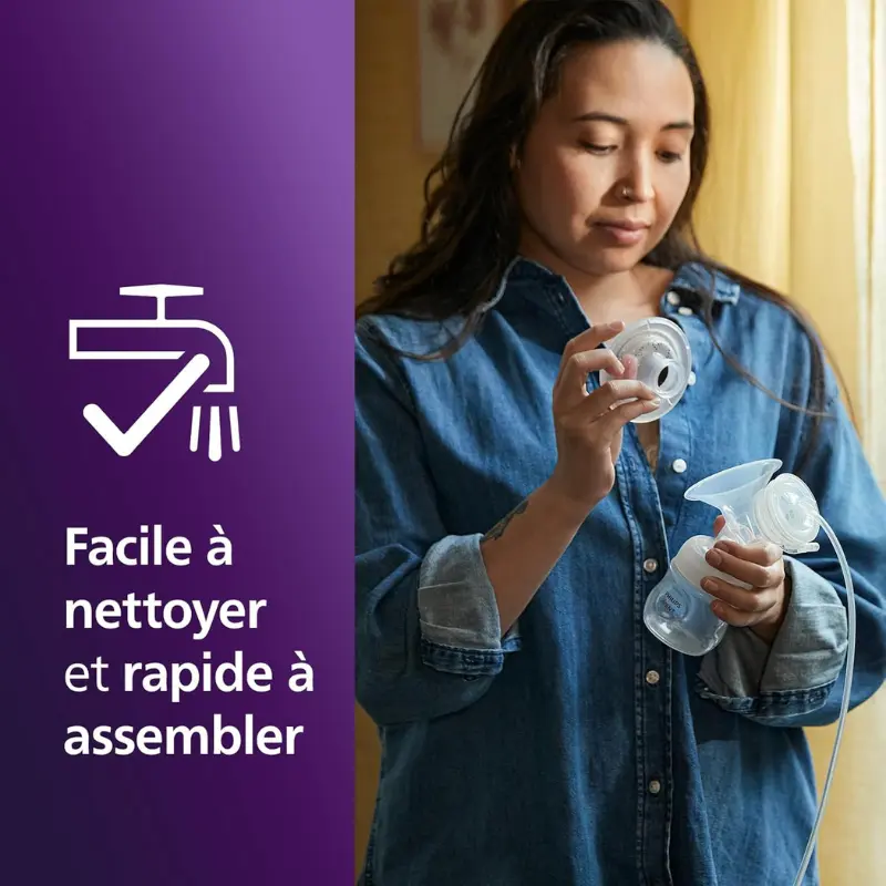 Philips Avent Tire-lait électrique double, qualité hospitalière et moteur rechargeable