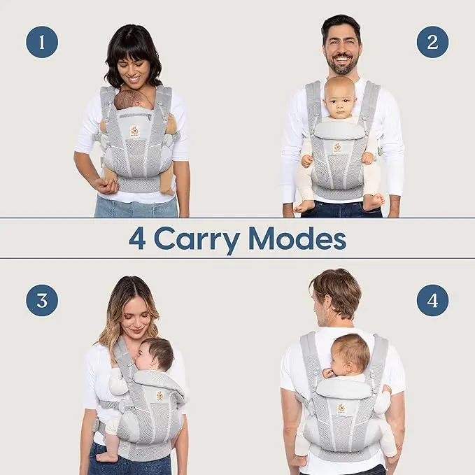 Porte-bébé Ergobaby Omni Breeze gris perle