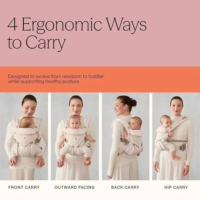 Porte-bébé Ergobaby Gris Perle 3 à 20 kg