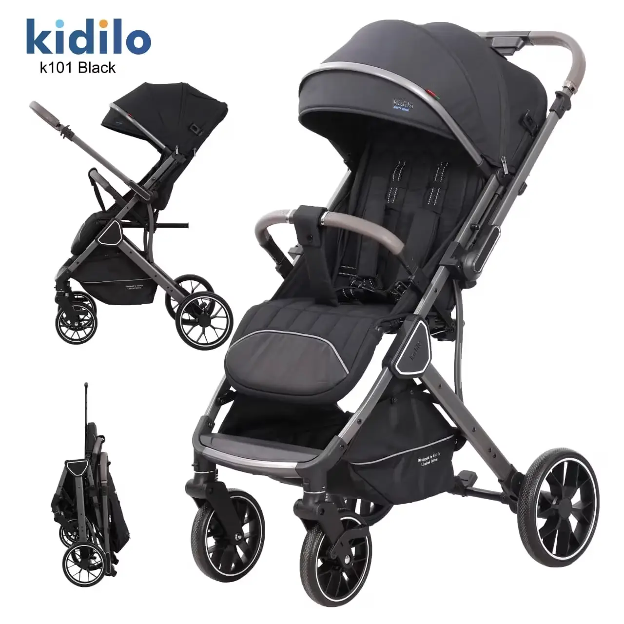Poussette réversible compacte K101 – Kidilo