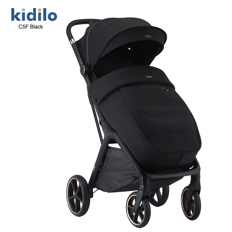 Poussette valise compacte Noir C5F