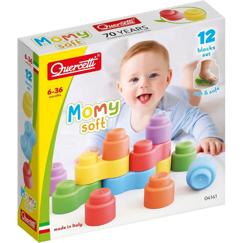 xx Quercetti Leggo Soft 12 Pièces - 6M+