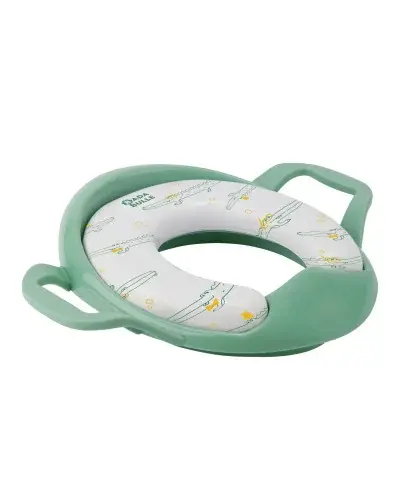 xx Réducteur de toilette avec poignée vert Badabulle