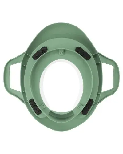 Réducteur de toilette avec poignée vert Badabulle