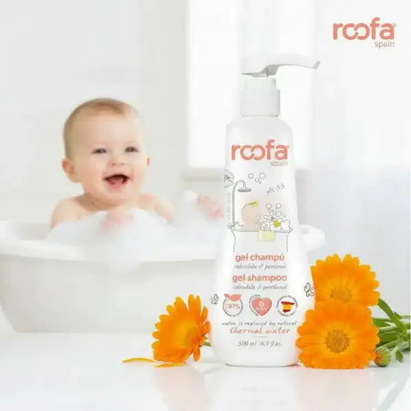 Roofa Syndet Shampoing Gel Calendula et Panthénol 500 ml