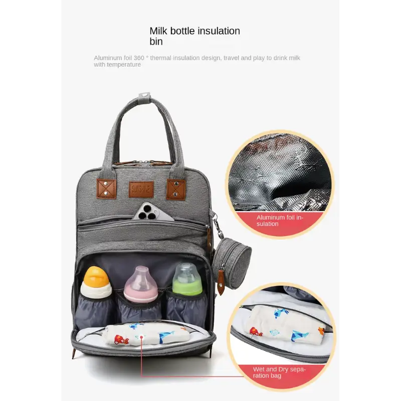 Sac à dos à langer pratique et élégant pour bébé