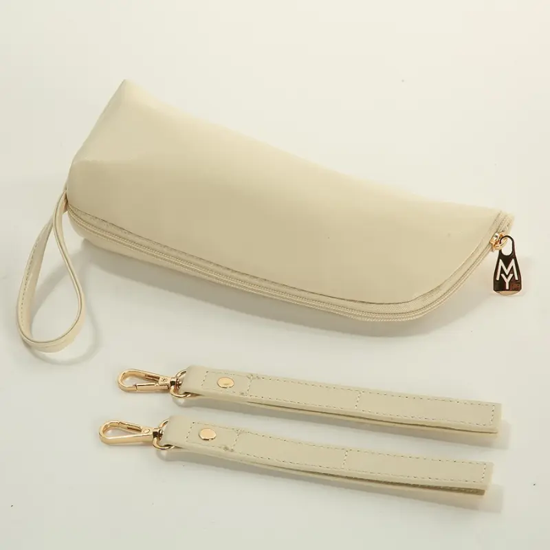 Sac à dos en cuir et tissu pour soins bébé et mère Beige MY Collection