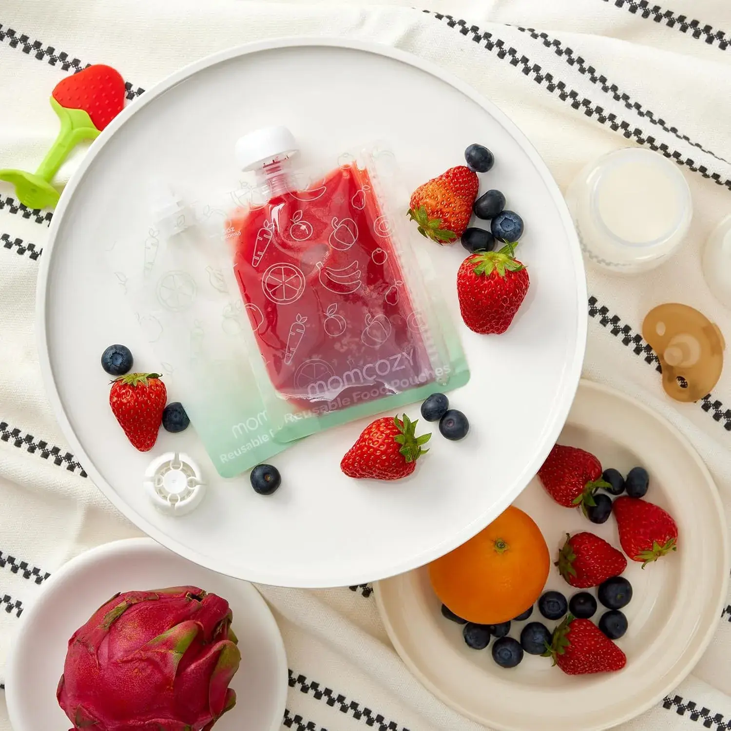 Sachets réutilisables pour aliments pour bébés Momcozy