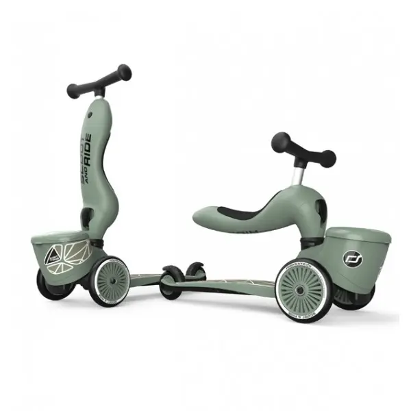 xx Trottinette Scoot And Ride 2 en 1 Highwaykick 1 Lifestyle - Lignes vertes