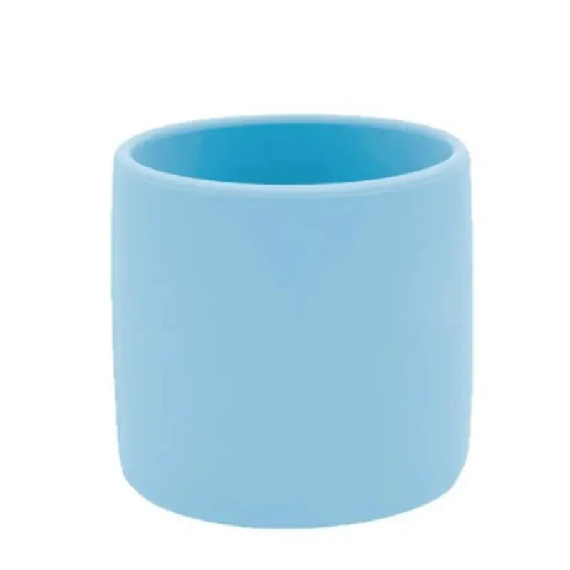 Set en Silicone MINIKOIOI Bol Gobelet Cuillère – Bleu