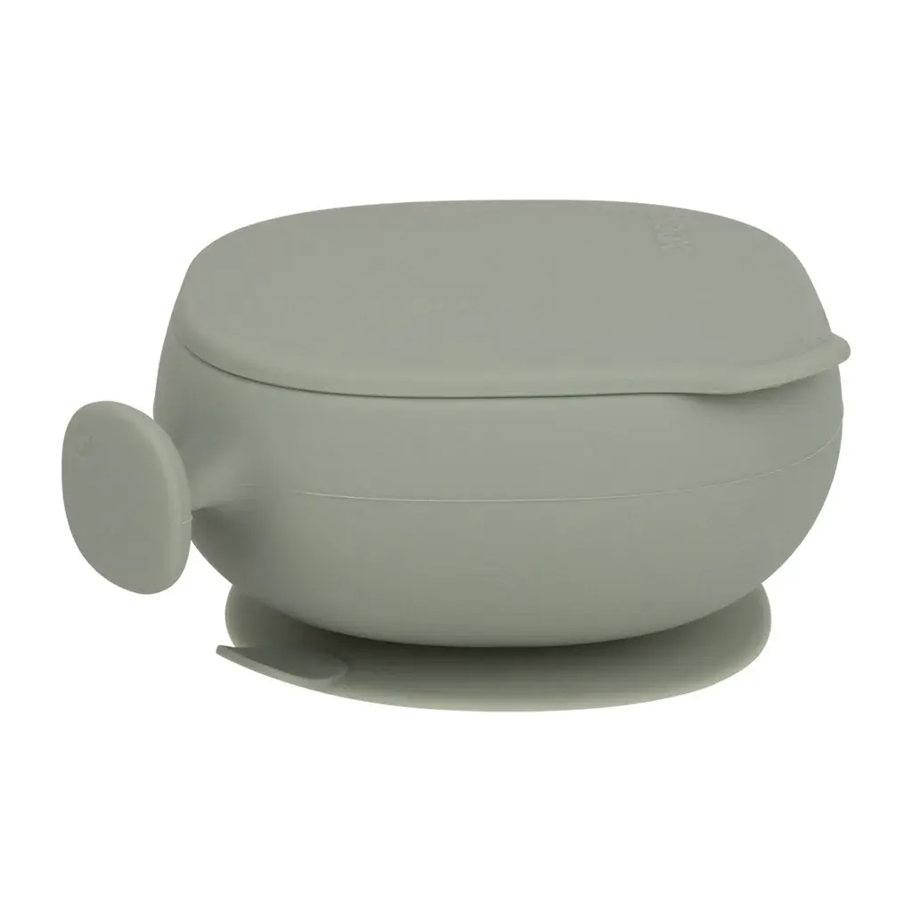 Silicone Bowl + Lid - sage