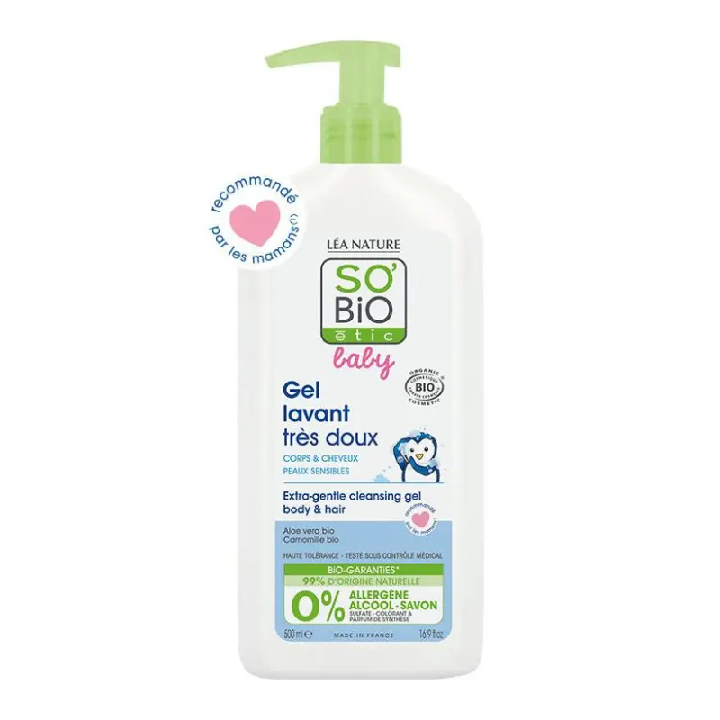 xx So Bio Baby Gel Lavant Très Doux 500Ml