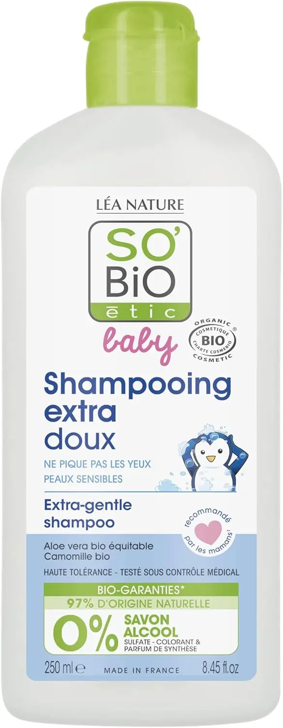 So'Bio Étic Shampooing extra-doux, haute tolérance 250 ml