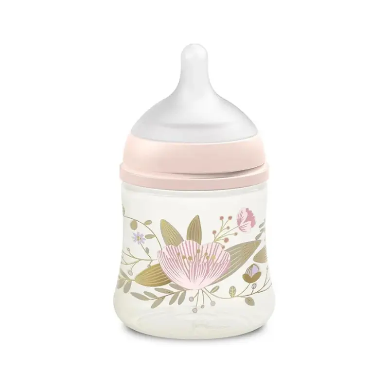 xx Suavinex Biberon Premium en Polyamide avec Tétine Physiologique 150ml - Floral Rose