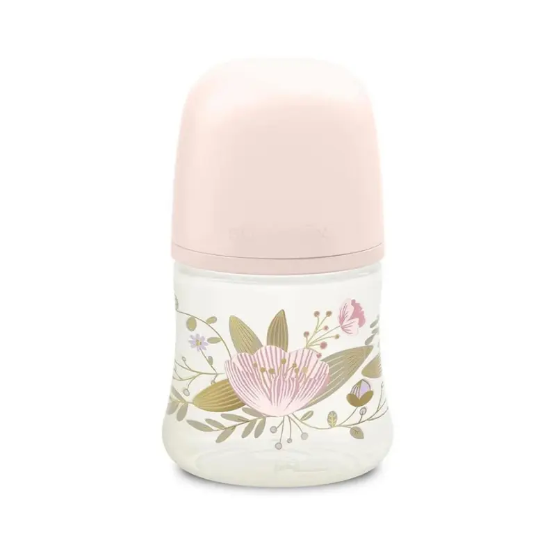 Suavinex Biberon Premium en Polyamide avec Tétine Physiologique 150ml - Floral Rose
