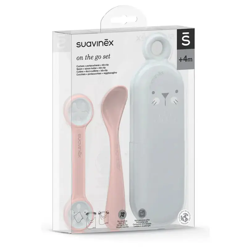 xx Suavinex Ensemble de Vaisselle - Rose