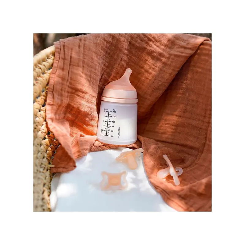 Suavinex Set Biberon Zero.Zero 180 ml avec Sucette