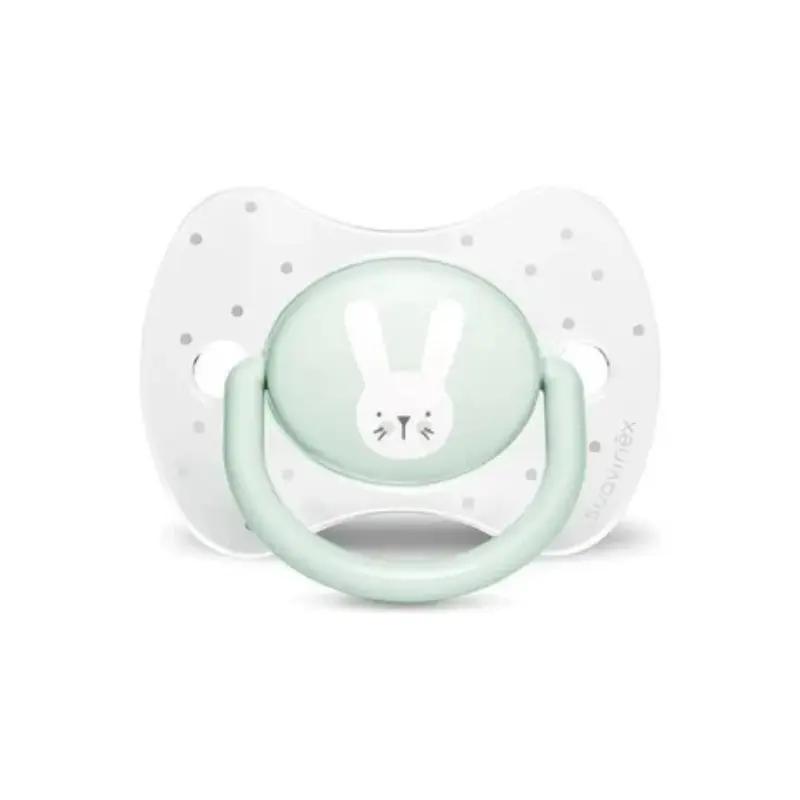 SUAVINEX Sucette Réversible 0-6M - Moustache Vert