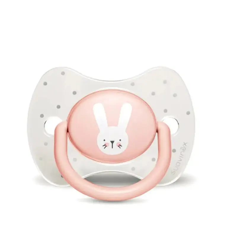 xx Suavinex sucette réversible lapin rose 0-6m