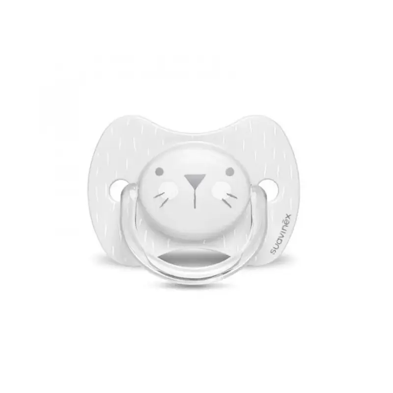 xx Suavinex Sucette Silicone - 0-6M - Gris