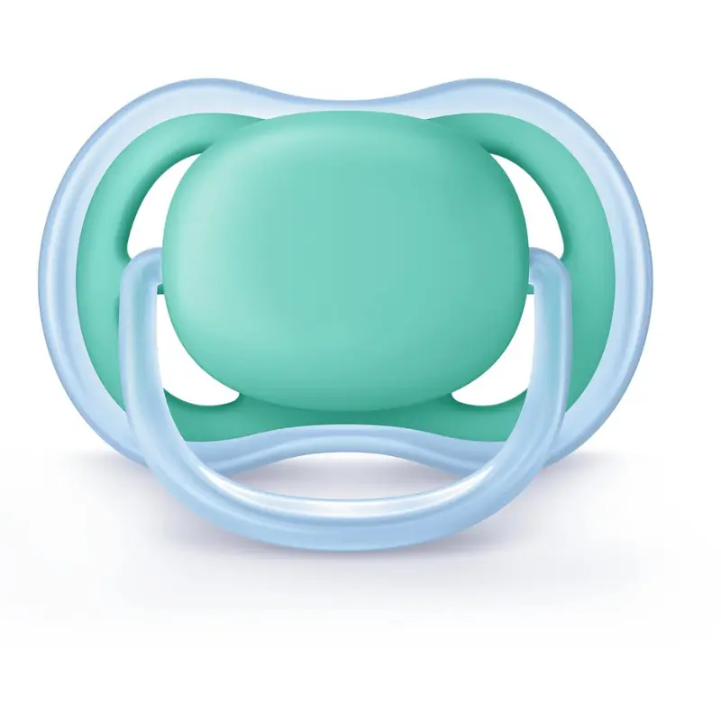 Sucette Philips Avent Ultra Air, 6-18 mois, bleu-vert