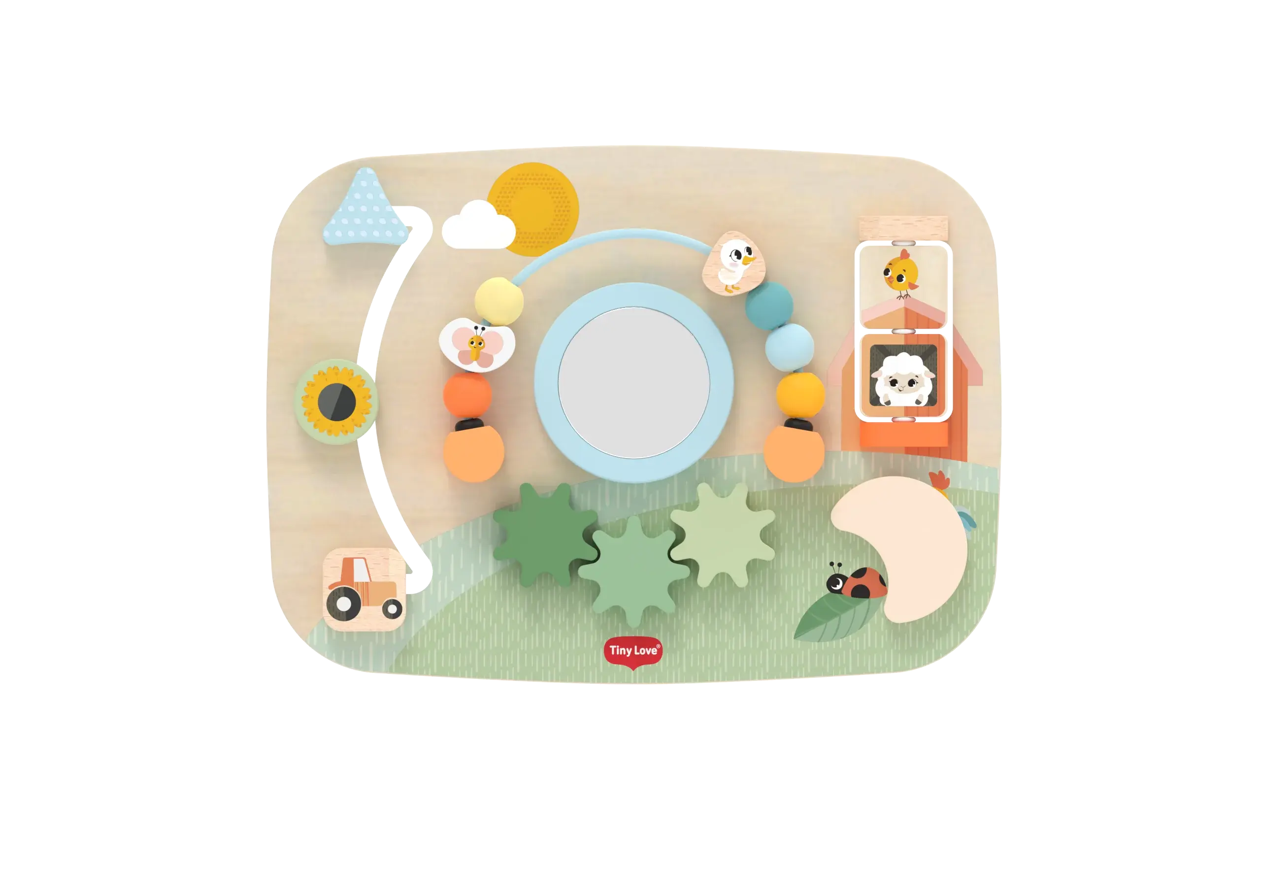 Tableau d'activités en bois pour la fête des agriculteurs