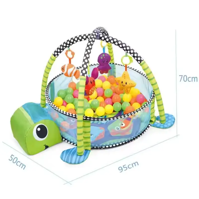 Tapis de jeu 3 en 1 pour bébé Tortue
