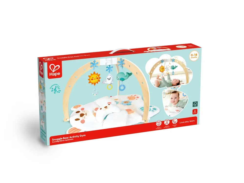 Tapis d'éveil en forme d'ourson