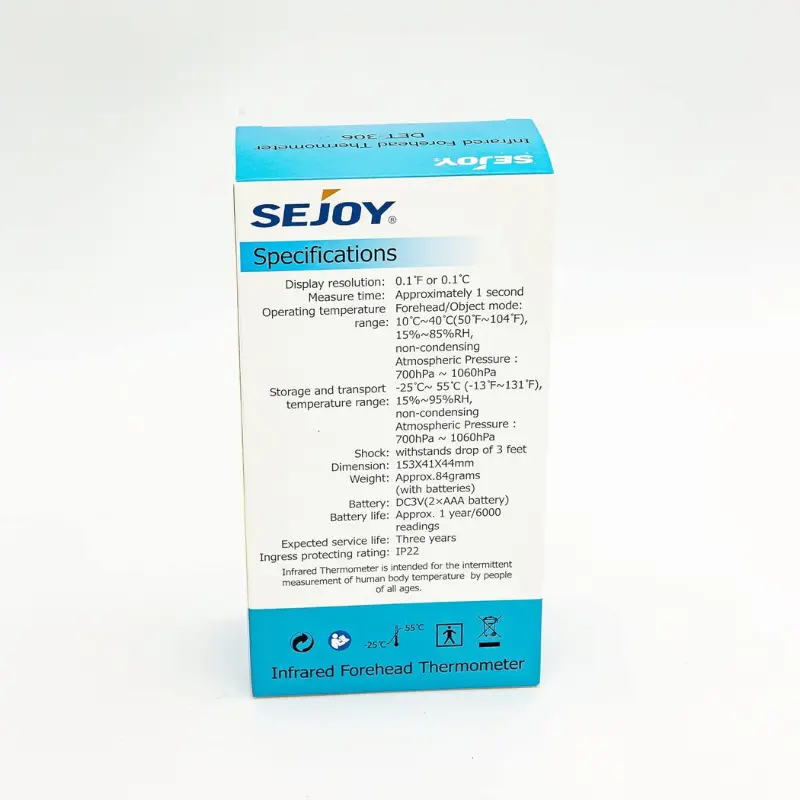 Thermomètre frontal Sejoy