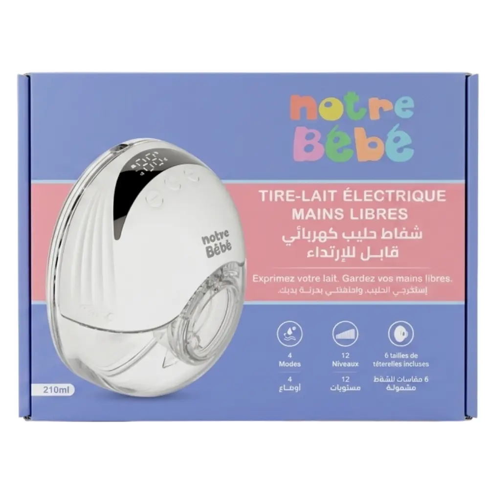Tire-Lait Électrique Mains Libres - Notre Bébé