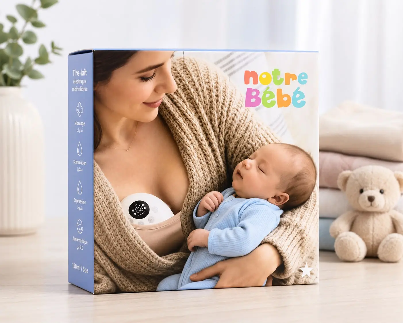 Tire-lait Électrique Mains Libres Notre Bébé