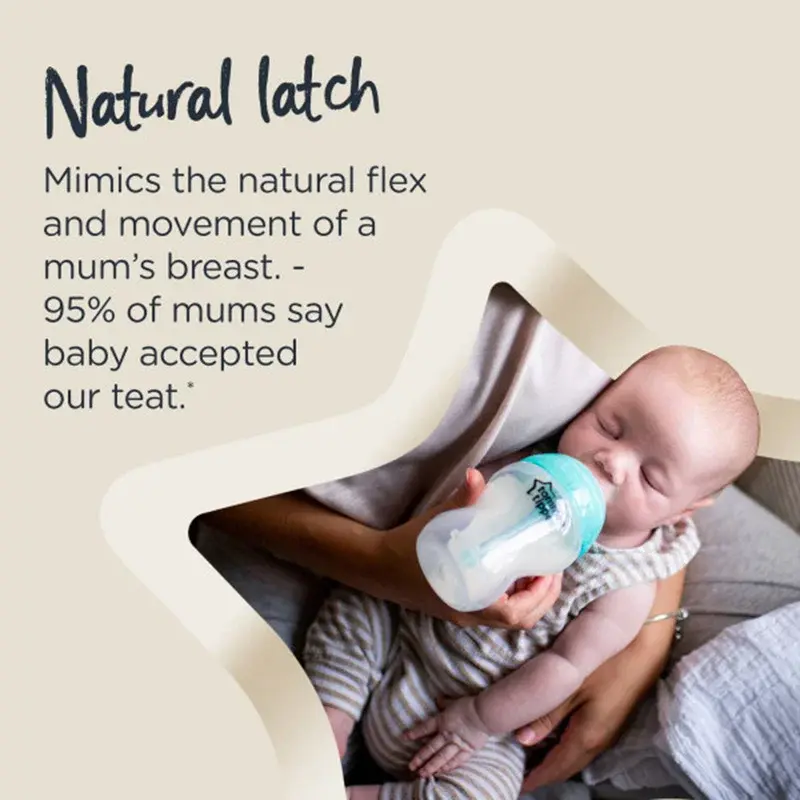 Tommee Tippee - Biberon Nature à débit lent