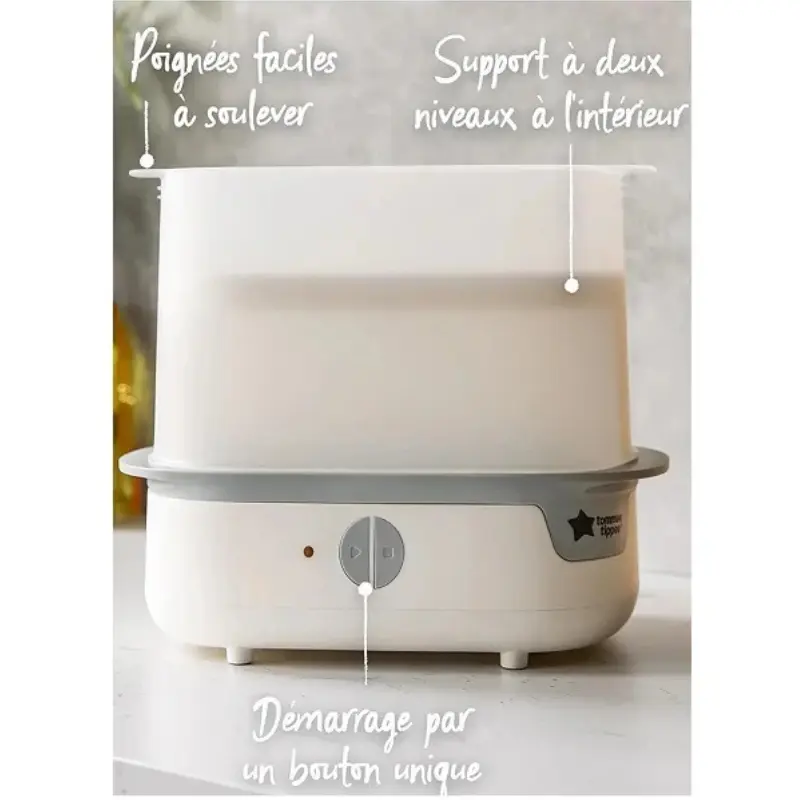 Tommee Tippee Stérilisateur Électrique à Vapeur Blanc